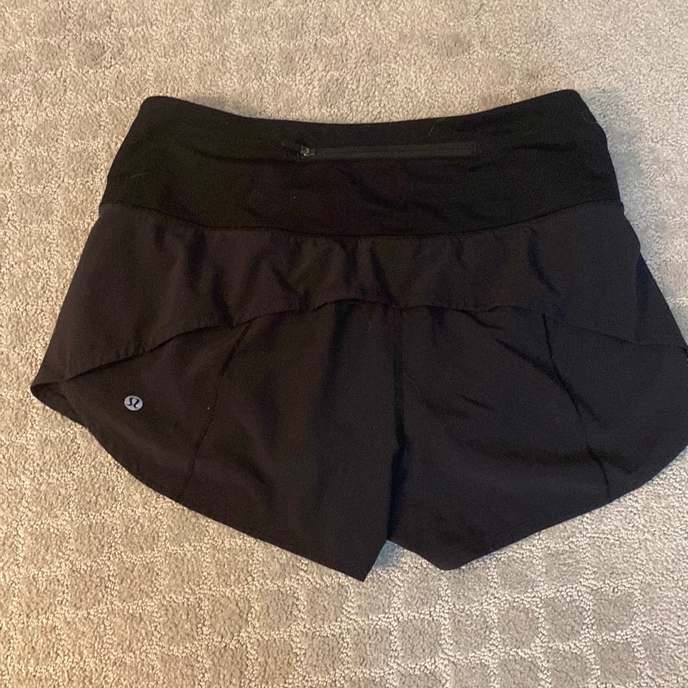 Black lululemon speed ups high rise